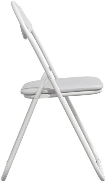 vidaXL Klappstuhl 8 pcs Weiß 48 x 43,5 x 81 cm Kunstleder 42029064 Bild 6