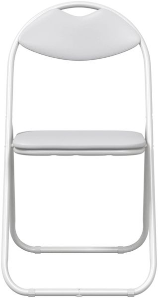 vidaXL Klappstuhl 8 pcs Weiß 48 x 43,5 x 81 cm Kunstleder 42029064 Bild 5