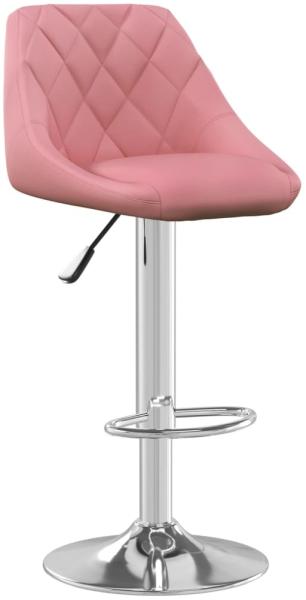 vidaXL Barhocker Rosa Samt 335299