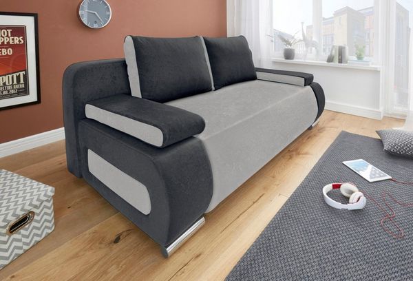 COLLECTION AB Schlafsofa Moritz, mit Bettfunktion und Bettkasten, komfortabler Federkern