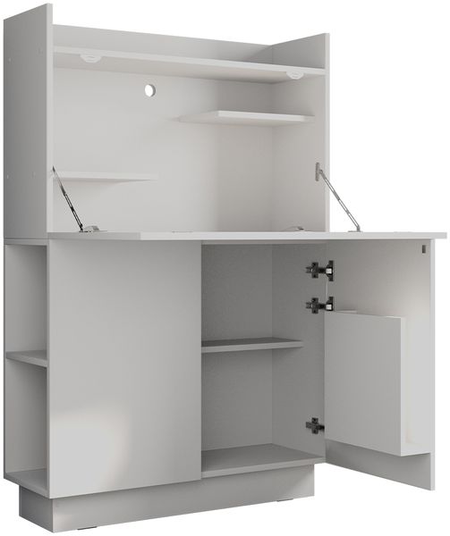 Sekretär Schreibtisch Alena Weiß 85 x 27 cm Vicco