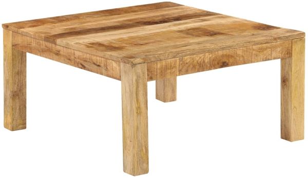 Couchtisch, Sofatisch 80x80x40 cm Massivholz Mango