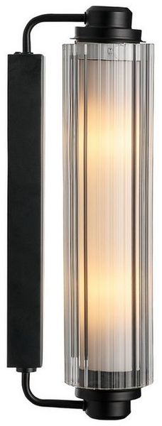 Nordlux Wandleuchte Nimal Double Wandlampe IP44 Badleuchte, schwarz oder messing, ohne Leuchtmittel