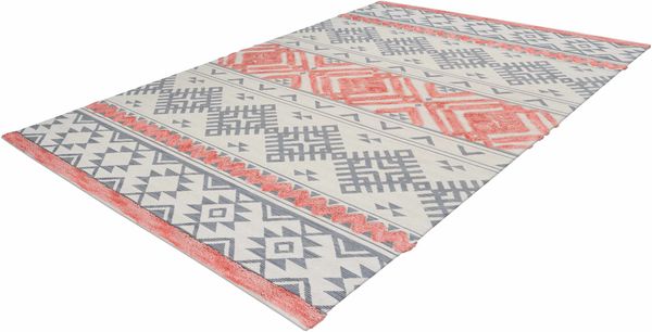 Ethnie 200 Grau / Apricot 80cm x 150cm