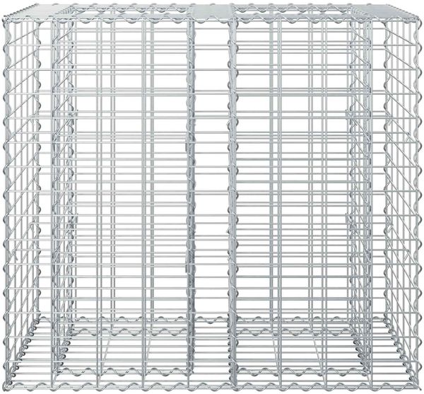 vidaXL Gabionen Hochbeet Silber 42033327 Bild 6