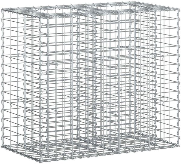 vidaXL Gabionen Hochbeet Silber 42033327 Bild 2