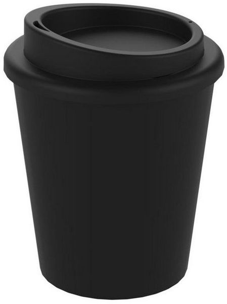 elasto Coffee-to-go-Becher doppelwandiger Kaffeebecher mit Deckel 250ml für unterwegs, Made in Germany, BPA-frei, 100% recyclebar, Heißgetränke, Teebecher