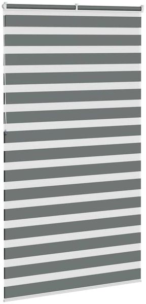 vidaXL Doppelrollo Dunkelgrau 130x230cm Stoffbreite 125,9 cm Polyester 4014189 Bild 4