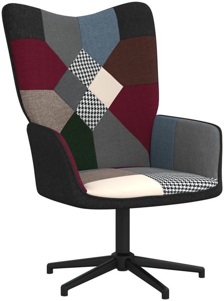 vidaXL Relaxsessel Patchwork Stoff, Drehbar [328199]