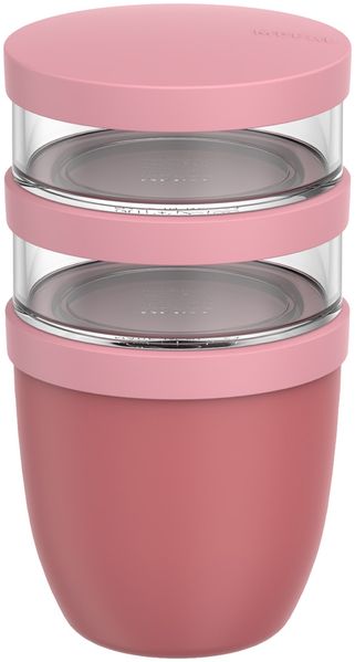 Mepal Ellipse Lunchpot 500 ml + 2x 200 ml - Vivid Mauve