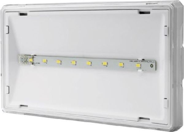 AWEX Notleuchte EXIT S IP65 ECO LED 3W 310lm 1h Einzelsystem weiß ETS/3W/E/1/SE/PT/WH