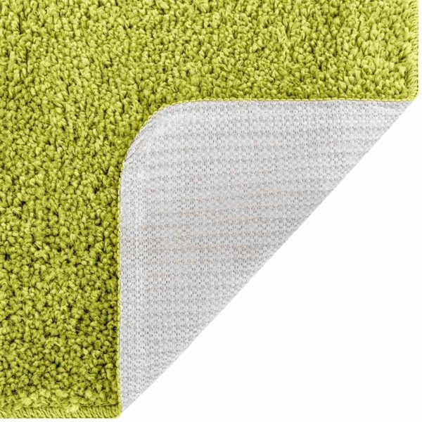 vidaXL Rutschfeste Badematte mit Toilettenausschnitt Grün 50 x 50 cm 4019819 Bild 4