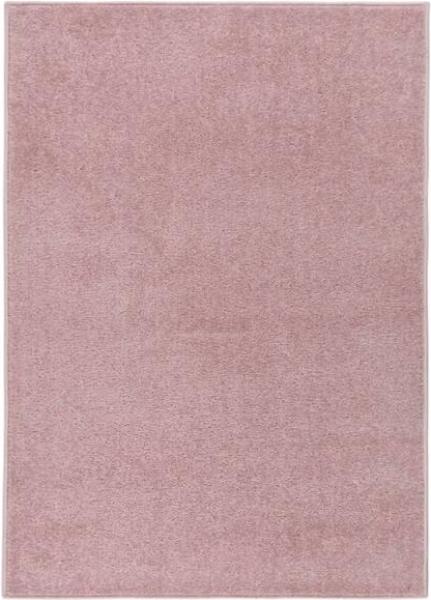 Teppich Kurzflor 140x200 cm Rosa