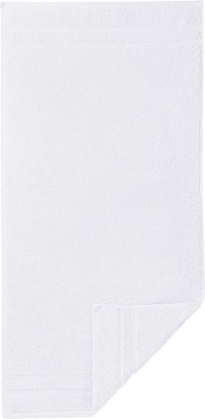 Egeria Gästehandtücher Micro Touch, Walkfrottee (3-St), Streifenbordüre, extrem saugfähig & flauschig, 100% Baumwolle
