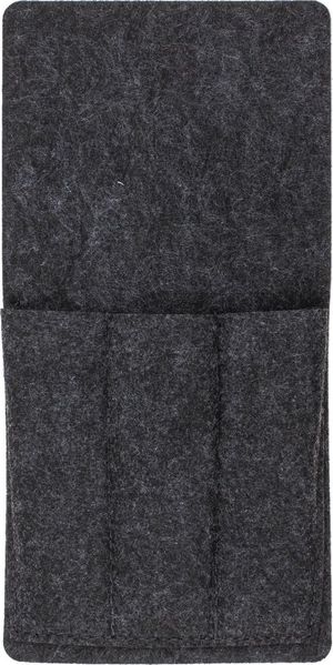 Tischset Bestecktasche in Grau oder anthrazit 24x12 cm aus Filz Platzset anthrazit