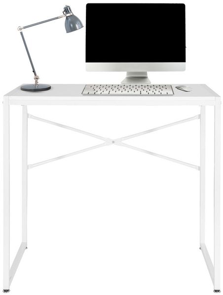 hjh OFFICE Schreibtisch EASY UP H I Melaminharzbeschichtete Spanplatte, Gestell pulverbeschichteter Stahl Weiß Bild 10