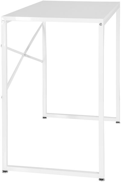 hjh OFFICE Schreibtisch EASY UP H I Melaminharzbeschichtete Spanplatte, Gestell pulverbeschichteter Stahl Weiß Bild 5