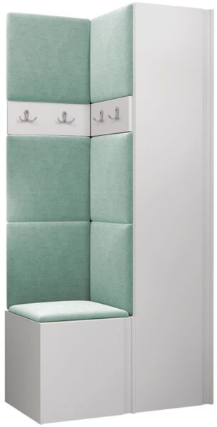 Garderoben-Set Monati XXIV (Farbe: Weiß, Manila 11)
