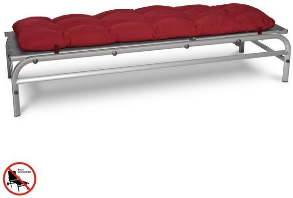 Beautissu Rollliegen Auflage Flair RL Rot, 190 x 60 x 8 cm Bild 4