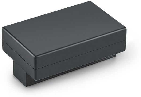 elektronische Mittel- und Endeinspeisung, DUOline - Track System, mit elektronischem Phasenwechsler schwarz matt