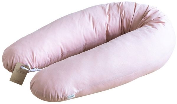 Loolay Seitenschläferkissen Classic BEIGE GRAU WEIß ROSA GELB BLAU Kissen Schwangerschaftskissen, multifunktionales Lagerungskissen M/L oder L/XL für Kinder Frauen und Männer, 170 o. 190 cm Standard Stillkissen inkl. 100% Baumwolle Bezug, LOOLAY® - 100...