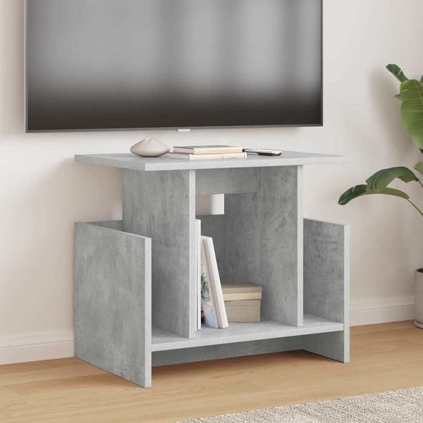 vidaXL TV-Ständer Beton Grau 50 x 35 x 45 cm Holzwerkstoff 891006