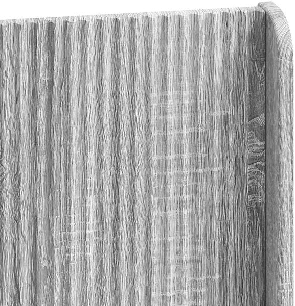vidaXL Bettgestell mit Stauraum und Kopfteil Grau Sonoma 150 x 200 cm 3414200 Bild 8