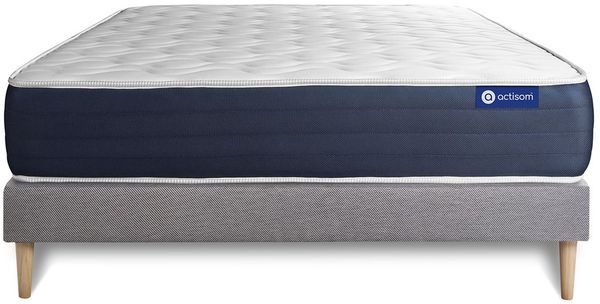 Actilatex sleep matratze 120x200 cm + Bettgestell mit lattenrost - Dicke : 22cm - Latex und Memory-schaum - H3 Bild 3
