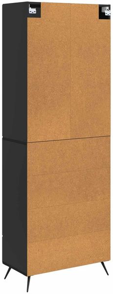vidaXL Schrankset 2 pcs Schwarz Holzwerkstoff 3416899 Bild 6