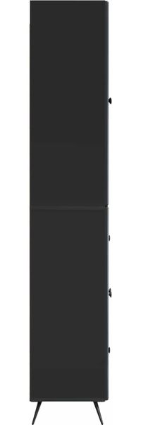 vidaXL Schrankset 2 pcs Schwarz Holzwerkstoff 3416899 Bild 5