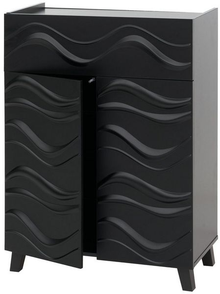 MCW Kommode MCW-N86, Oberfläche im 3D-Wellen-Design