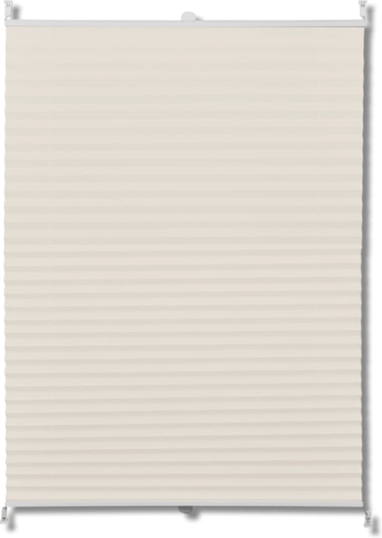 Plissee Faltrollo Rollo Plisseerollo 110x125cm Creme 240646