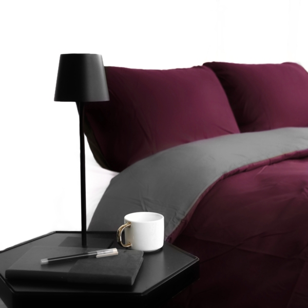 Microfaser Wende-Bettwäsche mit Reißverschluss, für Einzel- und Doppelbett 200 x 220 cm + 2x 80 x 80 cm Bild 2