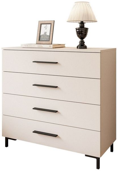 Lookway Kommode LINA KASCHMIR 4S mit LED Beleuchtung