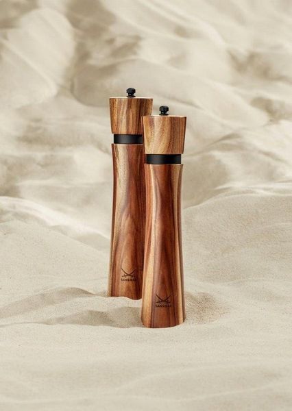 Sansibar Sylt Gewürzstreuer Gewürzmühlen-Set SANSIBAR NORGARD DH 5.50x26 cm braun