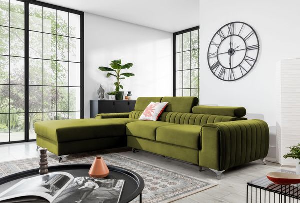 Wohnideebilder Grayson Grün Ecksofas & Eckcouches CO-GRA-LT-33LO