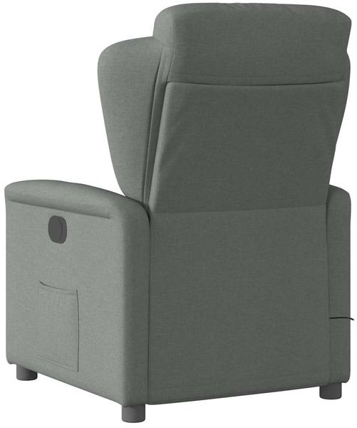 vidaXL Massagesessel Elektrisch Dunkelgrau Stoff 3303125 Bild 7