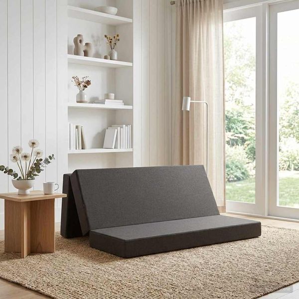 vidaXL Klappsofa Bett 180 x 67 x 45 cm Dunkelgrau 900245