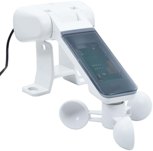 vidaXL Automatische Markise mit LED Windsensor 400x300 cm Gelb/Weiß 3068913 Bild 6