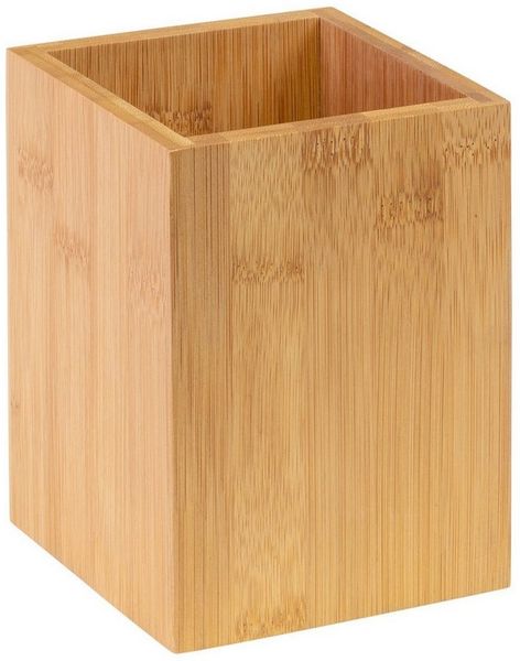 Thiru Besteckhalter Utensilienhalter aus Bambus - 10 x 10 x 13,5 cm, (1-tlg)