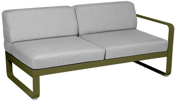 Bellevie Lounge 2-Sitzer Modul D3 Pesto 79 Flanellgrau Rechts