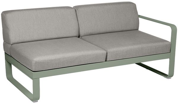 Bellevie Lounge 2-Sitzer Modul 82 Kaktus B8 Taupegrau Rechts