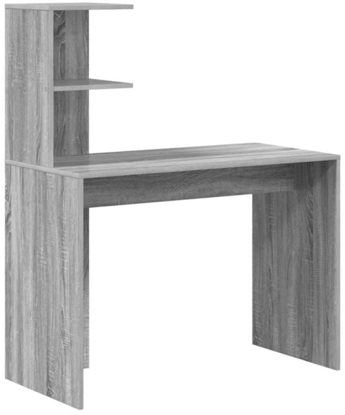 vidaXL Schreibtisch Graues Sonoma 102 x 50 x 124 cm Holzwerkstoff 869359
