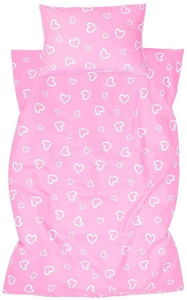 Amilian Kinderbettwäsche 100x135 - Bettwäsche Kinder - Kopfkissenbezug 40x60 cm Babybettwäsche, 2 teilig, 100% Baumwolle, für Mädchen und Jungen