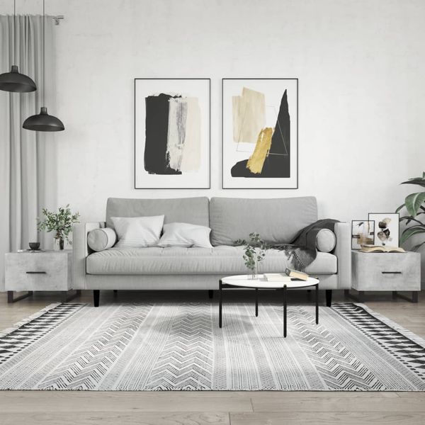 vidaXL Couchtische 2 Stk. Betongrau 50x50x40 cm Holzwerkstoff 829453