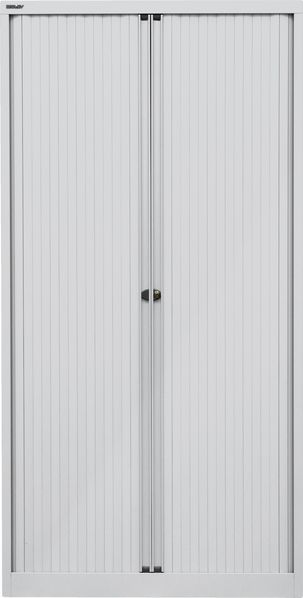 Bisley 'EuroTambour' Rollladenschrank, 100,0 cm, Lichtgrau, 4 Einlegeböden