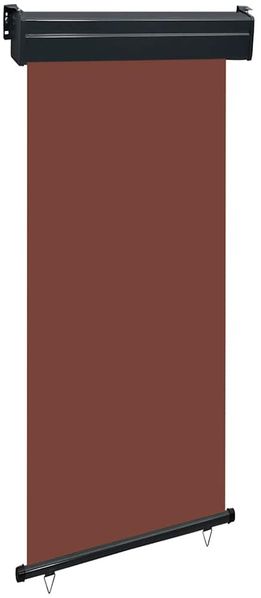 vidaXL Balkon-Seitenmarkise 105x250 cm Braun 48417