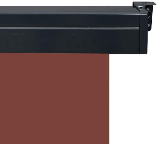 vidaXL Balkon-Seitenmarkise 105x250 cm Braun 48417 Bild 7