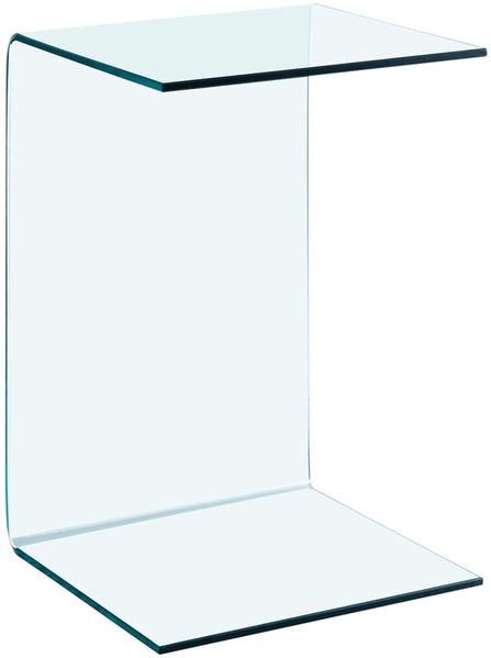 vidaXL Beistelltisch 40x40x60 cm Hartglas 332930