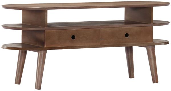 vidaXL TV-Schrank 110×35×50 cm Massivholz Akazie 282874